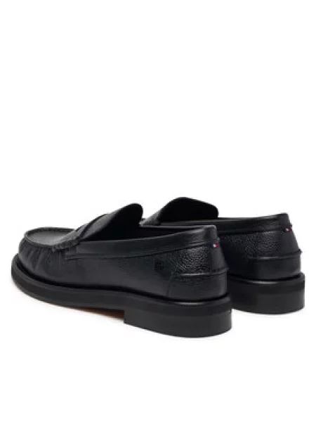 Mokasinke Tommy Hilfiger Premium Scotch Grain Loafer crna