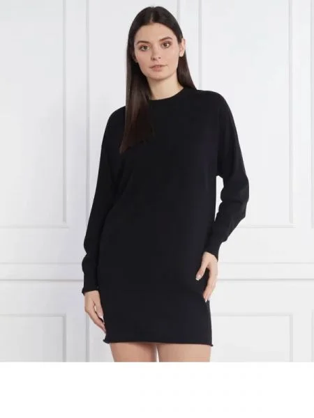 Marella de lână rochie arizona negru