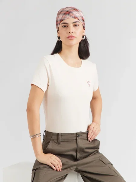 Tricou Guess Jeans portocaliu