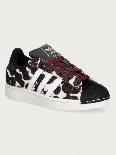 Adidas Originals Superstar II sneakers pentru femei din piele negru
