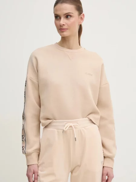 Суитчър Guess с апликация бежово