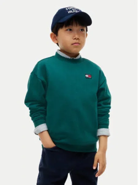 Tommy Hilfiger Pulóver Flag Heritage Sötétzöld