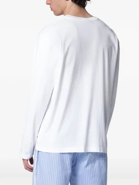 Lung pijamale Tekla alb