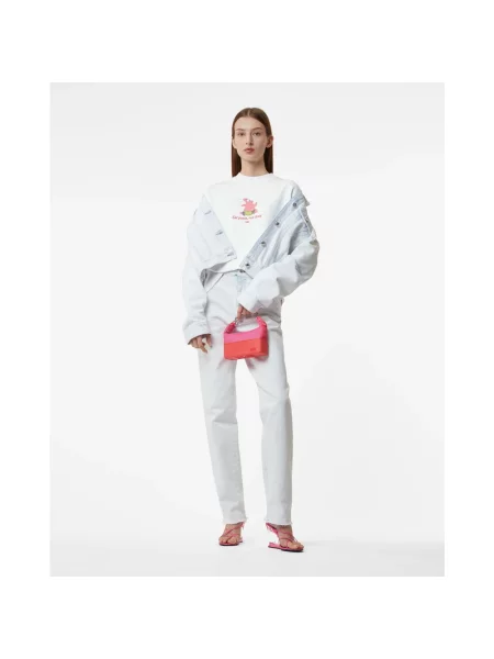 Bluza Gcds z nadrukiem biała