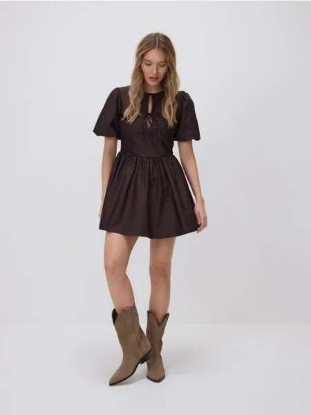 Reserved Rochie mini maro-închis maro