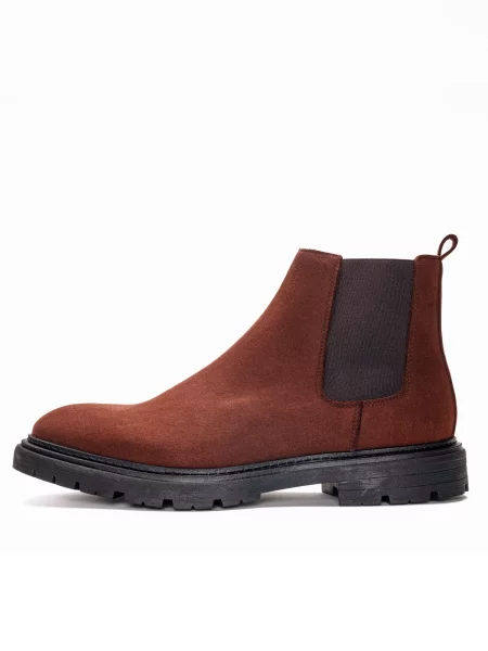 Nae Vegan Shoes Chelsea škornji Faber rjasto rjava