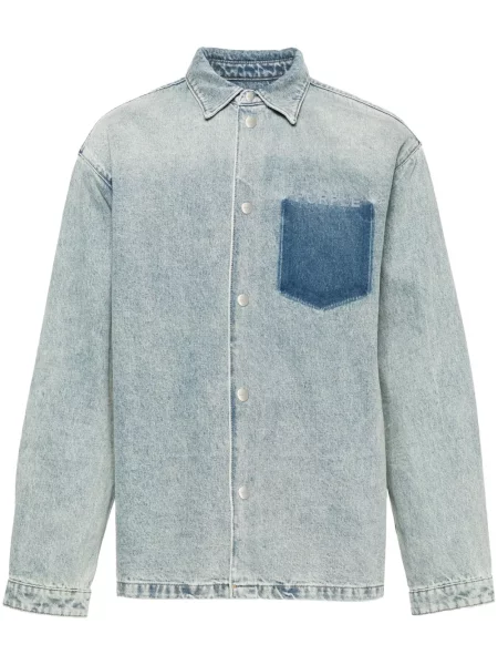 Džínová košile Purple Brand s autogramem