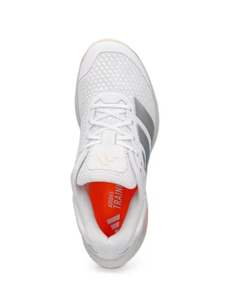 Pantaloni Adidas tricotate cu autograf alergare albastru