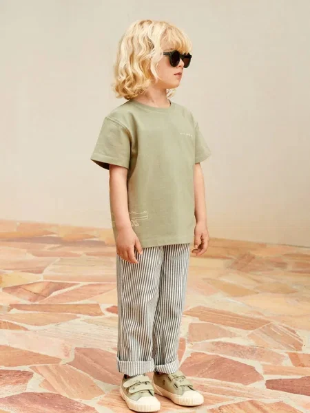 Liewood kalhoty Harald Stripe Pants modré