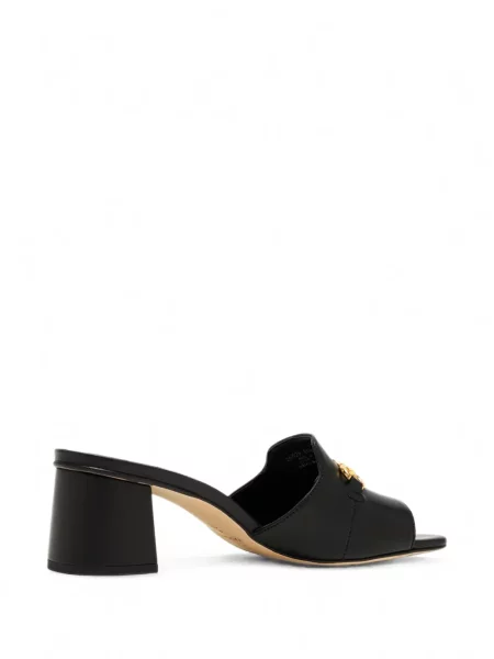 Sandale Magnanni din piele cu autograf negru