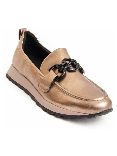 Pantofi Montevita auriu