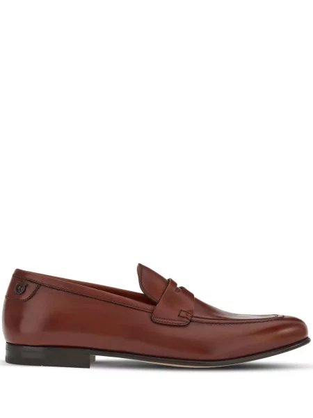Pantofi loafer Ferragamo din piele maro