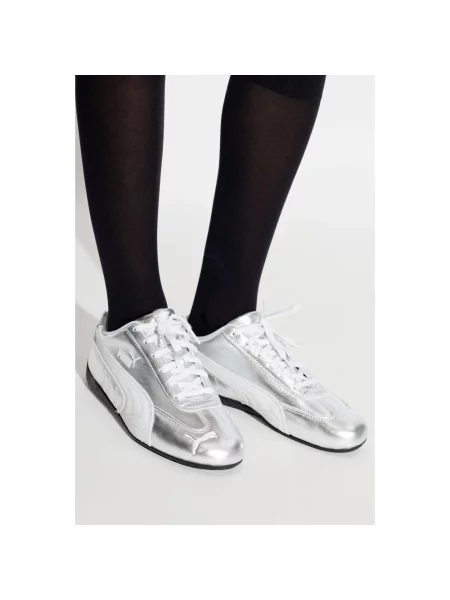 Sneakersy Puma skórzane szare