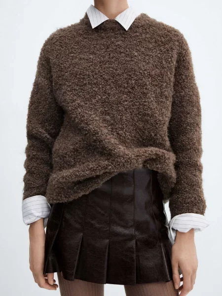 MANGO Caroline Спідниця міні коричневий