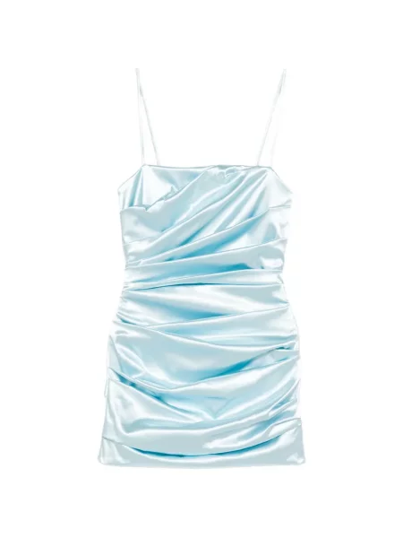 Rochie mini Dolce & Gabbana de costum cu bretele mini albastru