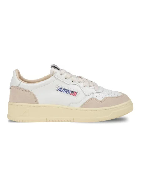 Sneakersy Autry skórzane białe