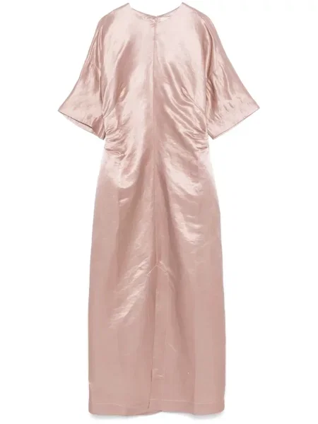 Rochie midi Loulou Studio până la genunchi de costum roz