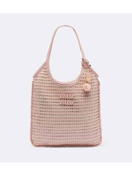 Geantă shopper Miu Miu roz
