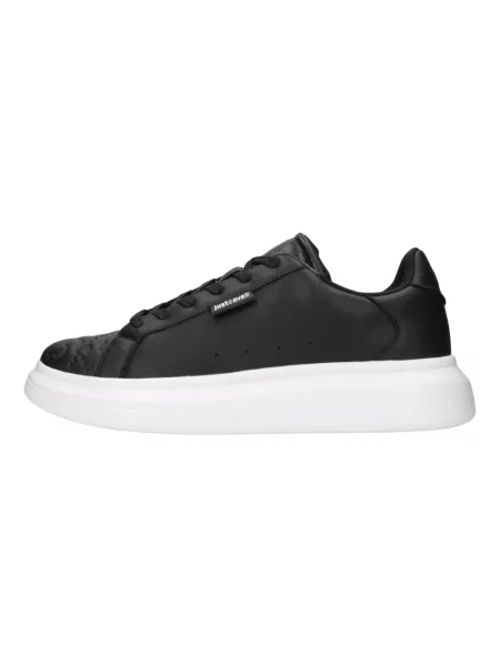 Sneakersy Just Cavalli skórzane czarne