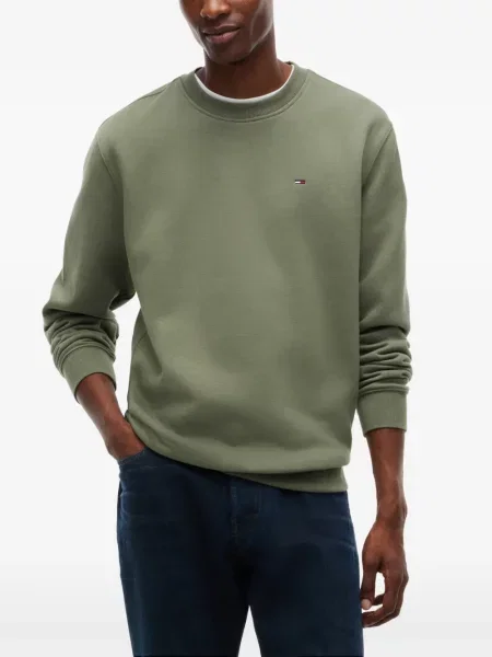 Hanorac Tommy Hilfiger cu broderie verde