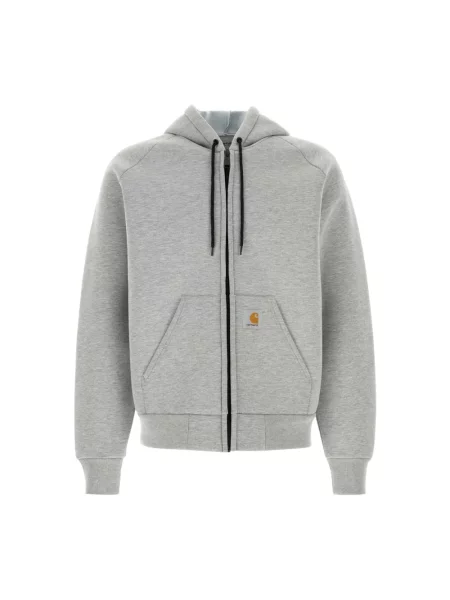 Kurtka Carhartt Wip z kapturem szara