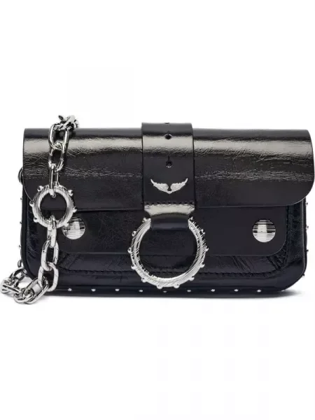 Zadig&Voltaire De piele poșetă plic/portofel KATE negru