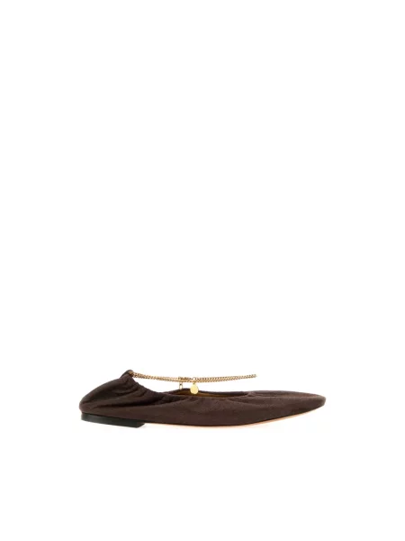 Balerinki Stella Mccartney brązowe