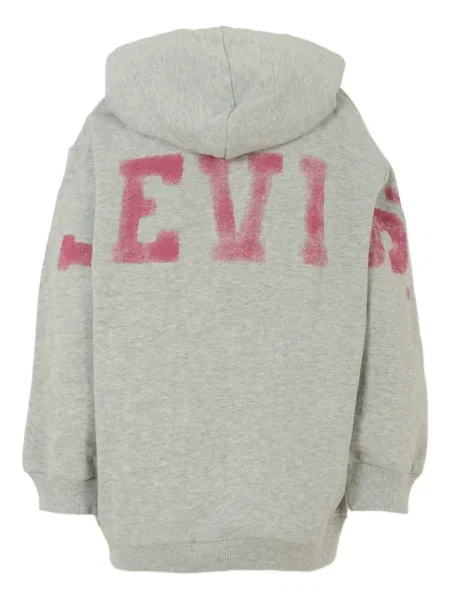 Bluza z kapturem dziecięca Levi's szara