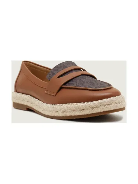Michael Kors De piele espadrile LENNON maro