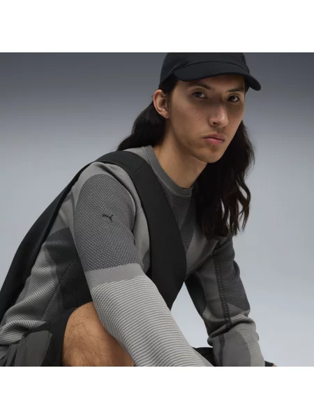 Puma longsleeve PUMA x SAN SAN GEAR wzorzysty szary