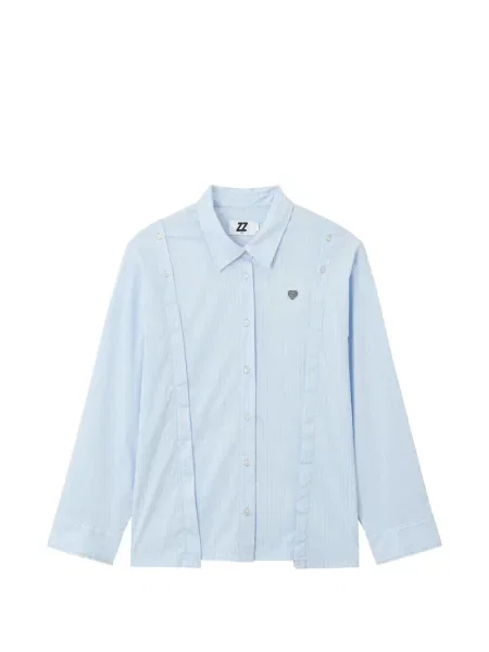 Koszula Izzue w paski niebieska