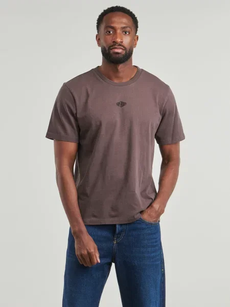 Tricou Superdry cu autograf gri