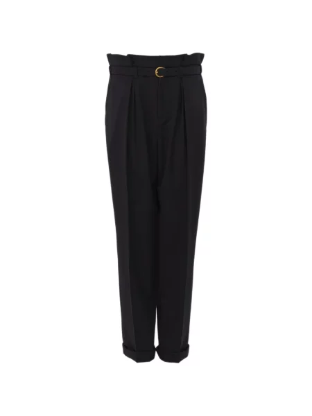 Pantaloni Chloé plisate negru