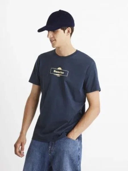 Tricou Celio albastru