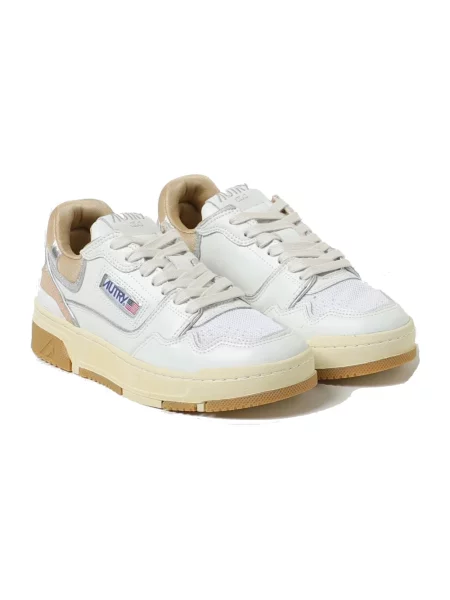 Sneakersy Autry skórzane białe