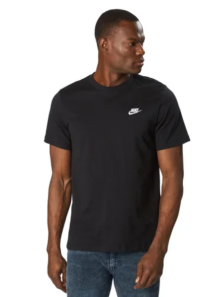 Nike Sportswear Tričko Club čierna biela