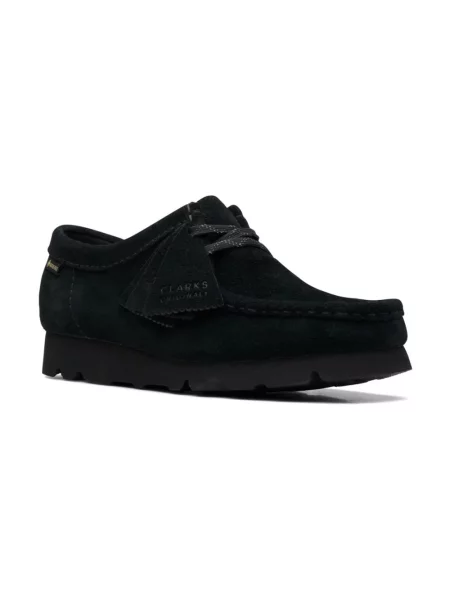 Półbuty Clarks zamszowe czarne