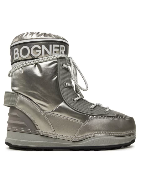 Дутики Bogner серебряные
