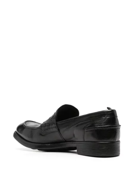 Pantofi loafer Officine Creative din piele negru