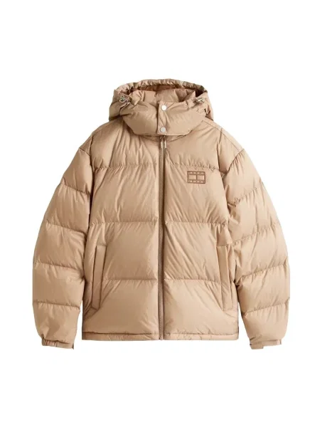 Geacă de blugi Tommy Jeans bej