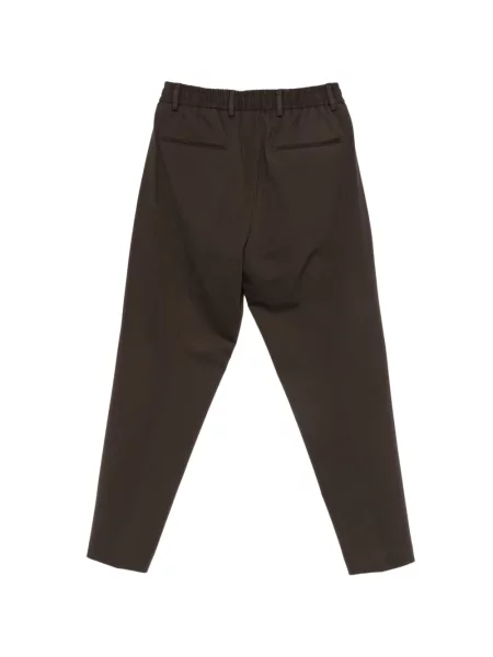 Pantaloni Daniele Alessandrini cu cordon maro