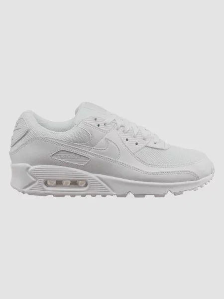 Кожаные кроссовки Nike Air Max 90 белые