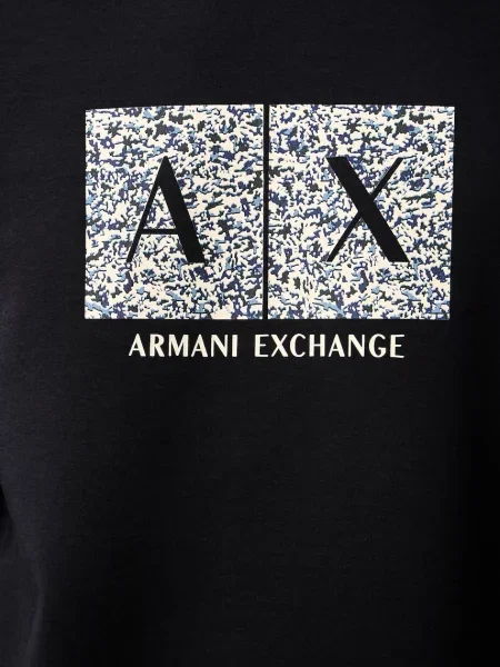Armani Exchange кофта з капюшоном з бавовною