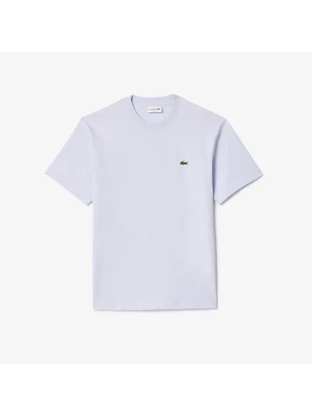 Lacoste Koszulka Classic Fit Cotton Jersey niebieska