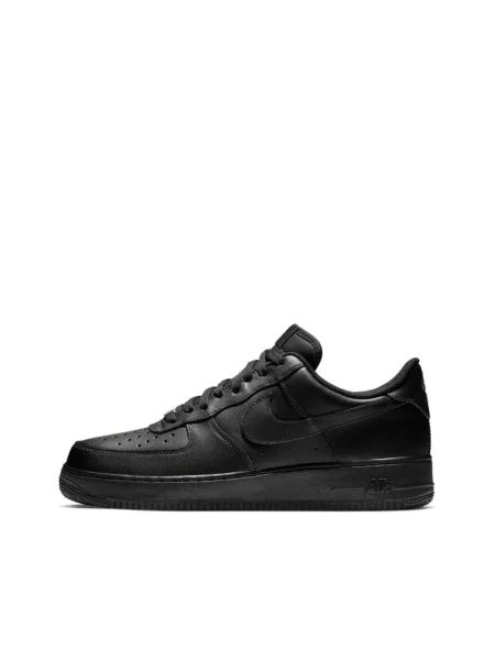 Sneakersy Nike Air Force skórzane czarne