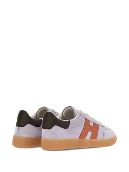 Sneakerși Hogan din piele de căprioară violet