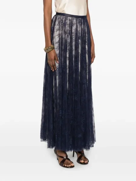 Fusta maxi Alberta Ferretti albastru