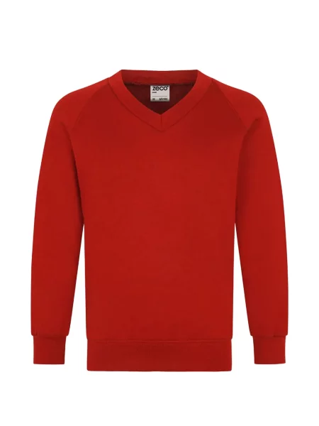 Bluza dziecięca Zeco Schoolwear czerwona