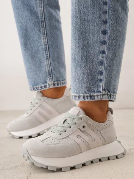 Sneakers deschis verde