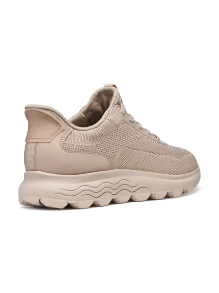 Geox D SPHERICA PLUS sneakersy beżowe